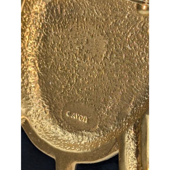 Vintage Avon 1980 Gold Tone Turtle Brooch/Pendant 28" Chain Necklace - Picture 6 of 10